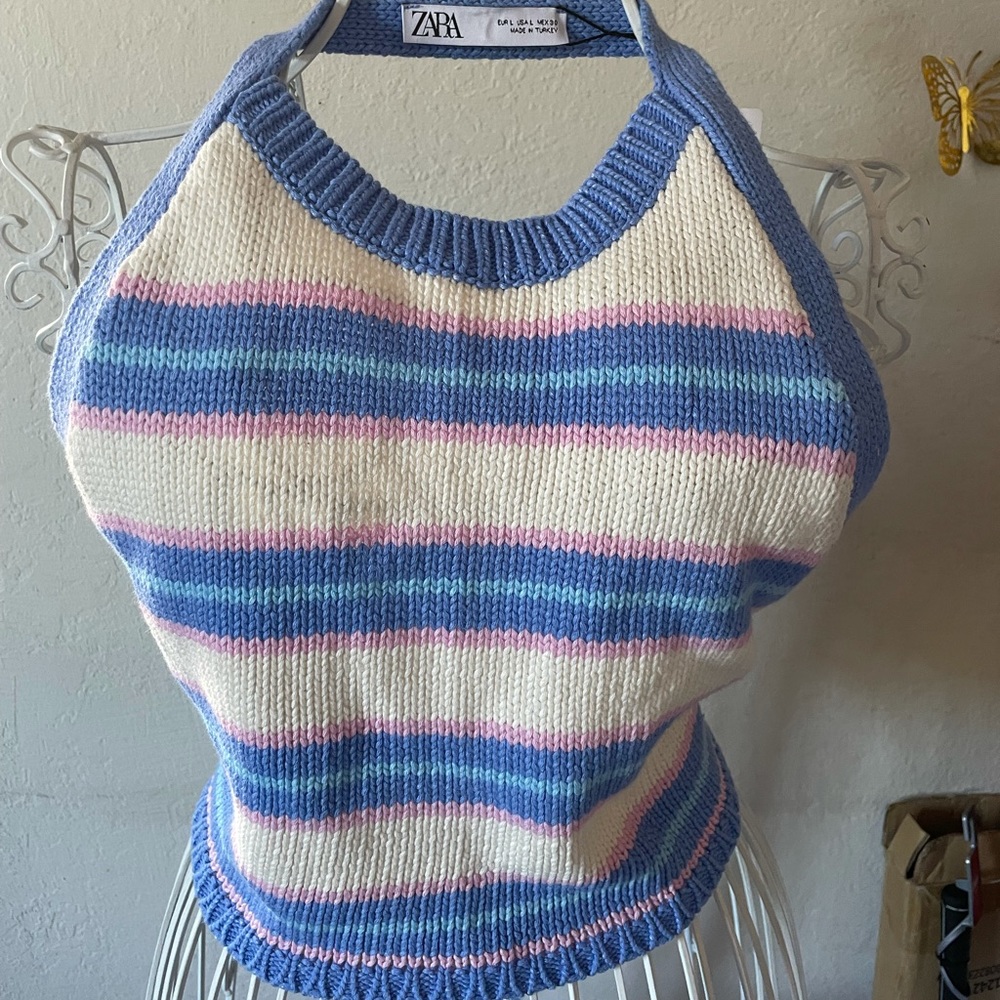 Zara backless top